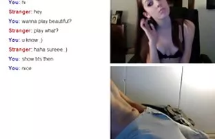 Rothaarige alte Frau ...